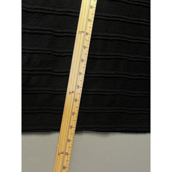 Anthropologie Eri + Ali Sweater Womens XL Black Lace Balloon Sleeve Knit - Picture 13 of 13